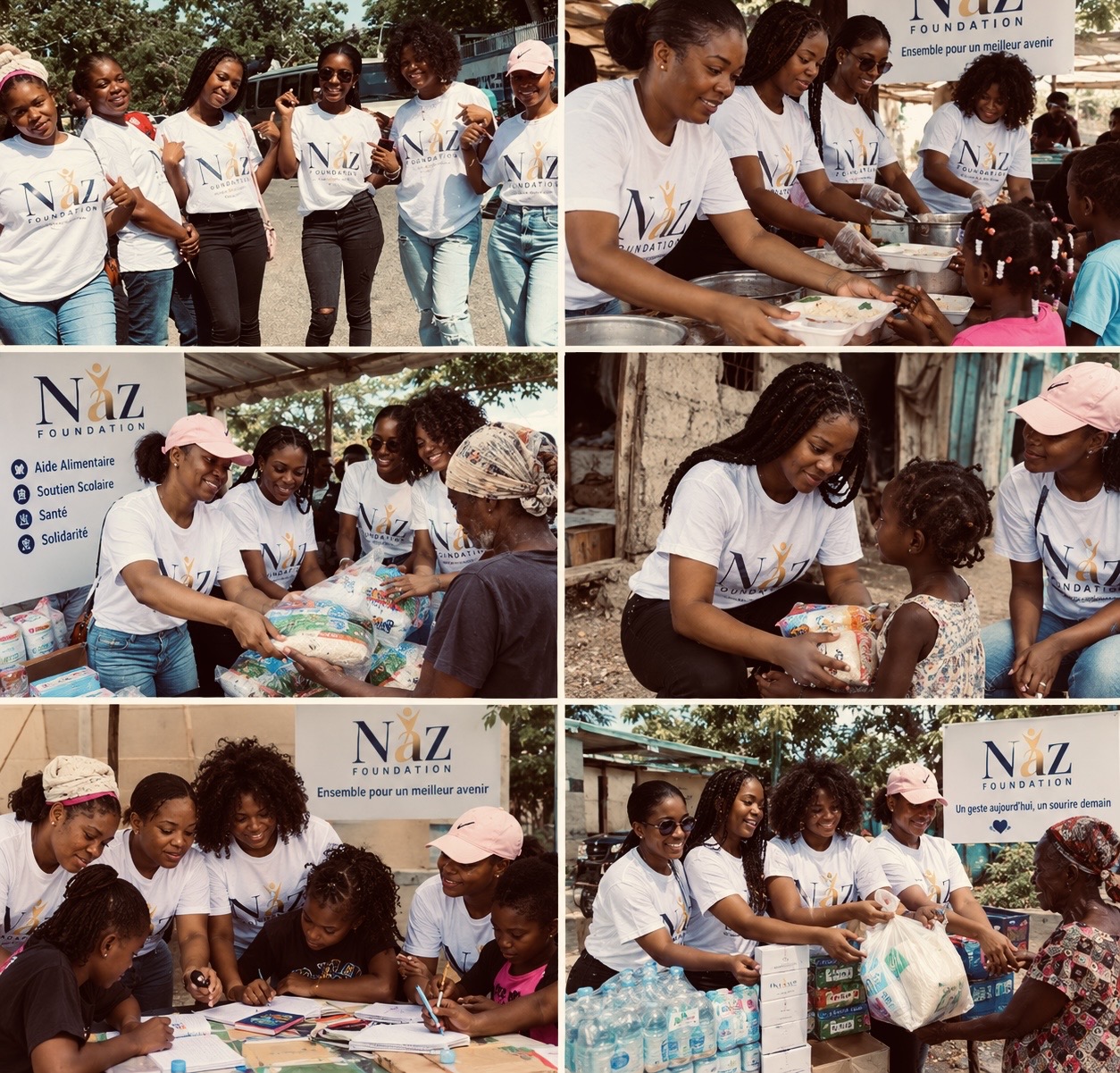 Moun nan kominote a pandan yon aktivite Naz Foundation